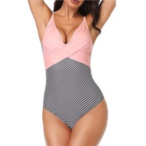 Rockabilly Swimsuit One Piece Size Medium